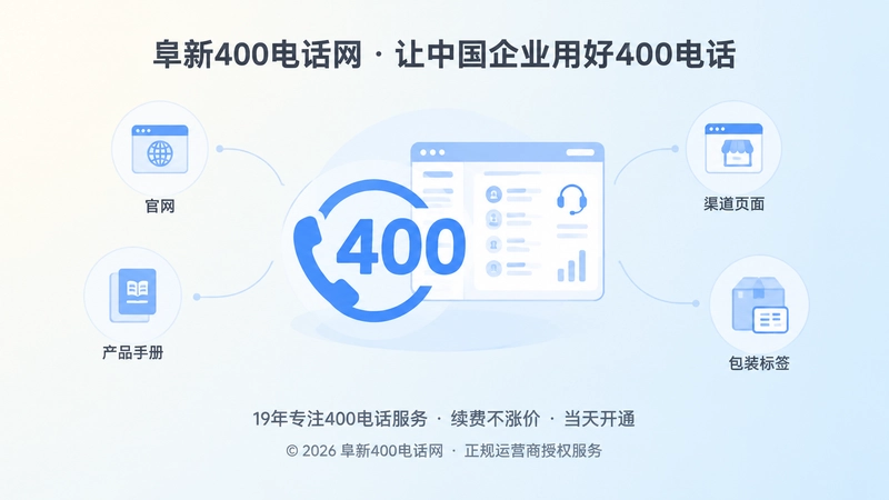 400电话统一公开联系方式聚焦示意